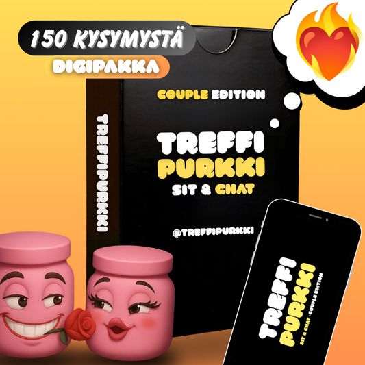 Treffipurkki • Sit & Chat -Couple Edition keskustelukortit (Digipakka)