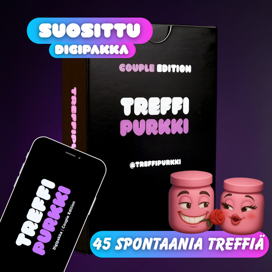 Treffipurkki Couple Edition • 45 aktiviteettiä pareille (Digipakka)